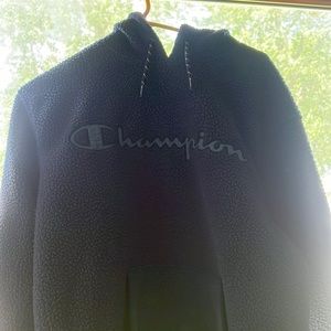 Fur type champion hoodie. Size Medium. Work once or twice.